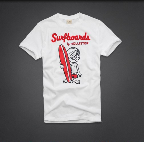 Hollister Hombres De Cuello Redondo Corto Remera HCO4227